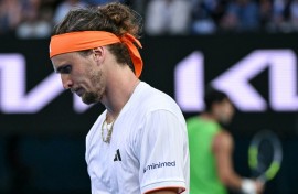 Germany's Alexander Zverev said he ran of of gas in his Australian Open semi-final
