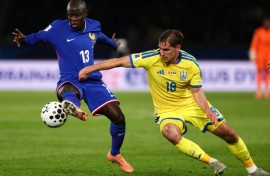 N'Golo Kante (L) won the World Cup with France in 2018