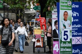 No party is expected to win an outright majority in Thailand's election