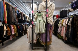 A children's costume created by Ezio Toffolutti is among the items from major productions. offered for sale on February 14th and 15th with prices ranging from $6.50 to $650