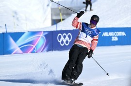Norway's Birk Ruud topped qualifying for the men's freeski slopestyle competition in Livigno