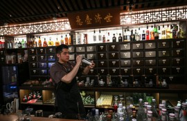 Traditional Chinese medicine bars have popped up in several cities across China