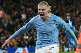 Erling Haaland has not scored from open play in the Premier League this year