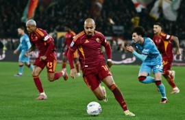 Donyell Malen only arrived at Roma on loan from Aston Villa in January