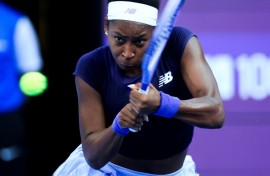 Coco Gauff fell at the first hurdle for a second straight year in Qatar