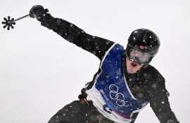 Norway's Tormod Frostad won the men's freeski big air gold at the Milan-Cortina Olympics