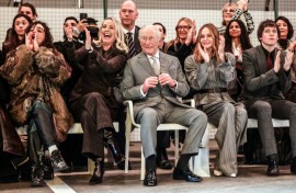 Britain's King Charles III was the one turning heads at London Fashion Week, as he attended the opening day despite his brother's arrest