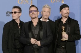 U2, seen here in 2014, became one of the world's biggest bands in the 1980s