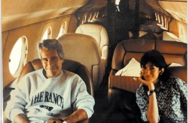 Jeffrey Epstein and Ghislaine Maxwell in an undated photo released by the Justice Department