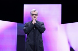 Jury president Wim Wenders at the opening of the Berlin Film Festival which has been rocked by political controversy