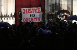 Six men suspected of involvement in the fatal assault on activist Quentin Deranque have been charged over the killing