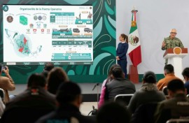 President Claudia Sheinbaum unveiled the Mexico's World Cup security plan less than two weeks after an explosion of violence in Guadalajara, which will host four games