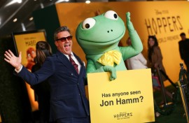 Jon Hamm is one of the stars of Disney-Pixar's 'Hoppers'
