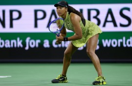 Japan's Naomi Osaka is through to the fourth round at Indian Wells