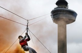 The mayor says she has a huge fear of heights