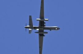 A US military MQ-9 Reaper drone, the type being used in Nigeria, according to the country's army