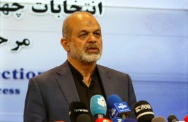 Revolutionary Guards commander in chief Ahmad Vahidi is a former interior minister
