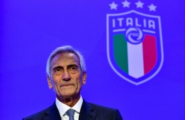 Gabriele Gravina resigned as head of the Italian Football Federation on Thursday