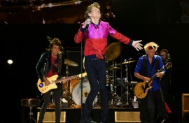 The Rolling Stones playing in California in October 2016