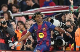 Barcelona's teenage star Lamine Yamal said he was taking inspiration from LeBron James and Neymar for the second leg against Atletico
