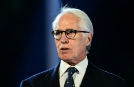 Giovanni Malago, président du comité d'organisation des JO-2026 de Milan Cortina, lors de la cérémonie d'ouverture des Jeux paralympiques le 6 mars 2026 à Vérone