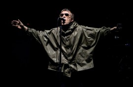 Liam Gallagher of Oasis, the British band that has been announced as one of the inductees for the 2026 class of the Rock and Roll Hall of Fame