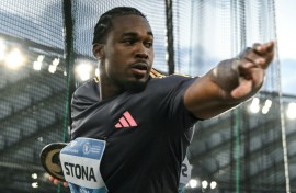 Jamaica's Roje Stona is the 2024 Olympic men's discus gold medallist