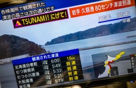 Japanese seismologists warn that more quakes could hit the area within the coming days