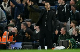 Chelsea's head coach Liam Rosenior