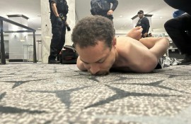 A photo released by Donald Trump shows the suspect in the shooting at the White House Correspondents’ Dinner