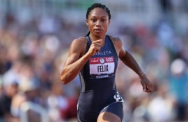Allyson Felix says she is making a comeback with hopes of competing in the 2028 Los Angeles Olympics at age 42