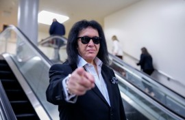 Musician Gene Simmons, a founding member of the rock band KISS, produced the disaster movie "Deep Water"