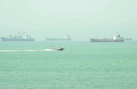 Maritime traffic in Strait of Hormuz