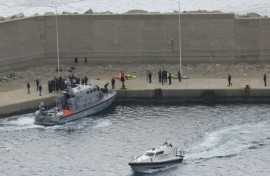 Activists from the Gaza aid flotilla were taken by Coast Guard vessel to Atherinolakkos port in Crete after having been grabbed by Israeli forces in international water