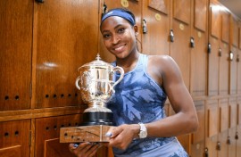 Coco Gauff was delighted with her French Open singles trophy last year but is among the players who say the prize money should be raised