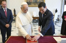 Pope Leo XIV held a private audience with US Secretary of State Marco Rubio in The Vatican
