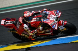 Francesco Bagnaia took his first pole position of the season