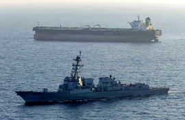Both the US navy and and Iran are maintaining their respective blockades, restricting shipping trying to go into and out of the Gulf
