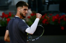 Dino Prizmic reached the last 16 of the Italian Open on Sunday
