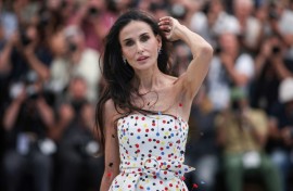 Hollywood star Demi Moore, who is on the jury at the Cannes Film Festival