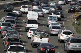 Traffic can be notoriously heavy in California and one driver went to extreme lengths to beat the rules -- with a dummy passenger