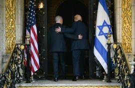 Israeli Prime Minister Benjamin Netanyahu visits US President Donald Trump in Florida in December 2025