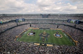 The MetLife Stadium in East Rutherford, outside New York, which will host the 2026 World Cup final on July 19