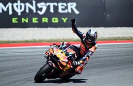 Pedro Acosta secured pole position in Catalunya Moto GP Grand Prix qualifying for the second time in his career