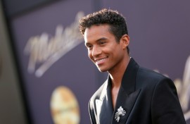 Jaafar Jackson portrays his uncle in the biopic 'Michael'