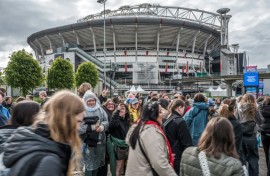 Styles kicked off his "Together, Together" tour in Amsterdam on Saturday ahead of performing across the globe, including in New York, Sao Paulo and Sydney