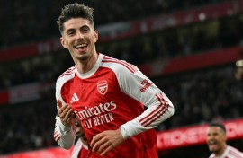 Kai Havertz headed Arsenal to the brink of the Premier League title