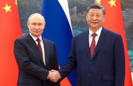 Russia's President Vladimir Putin visits his Chinese Xi Jinping in Beijing, days after US leader Donald Trump