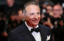 Andy Garcia soaked up applause at the premiere of "Diamond" in Cannes on Tuesday