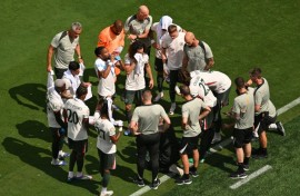 Chelsea players during a hydration break at last year's Club World Cup in the United States